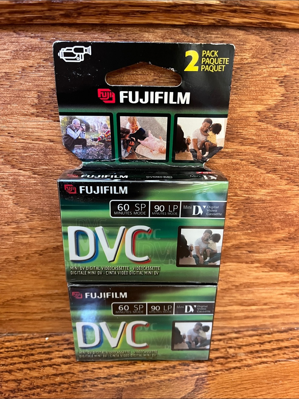 2 Fujifilm DVC 60 Min 90 Min LP Mini DV Digital Video Camcorder Cassette New NIP